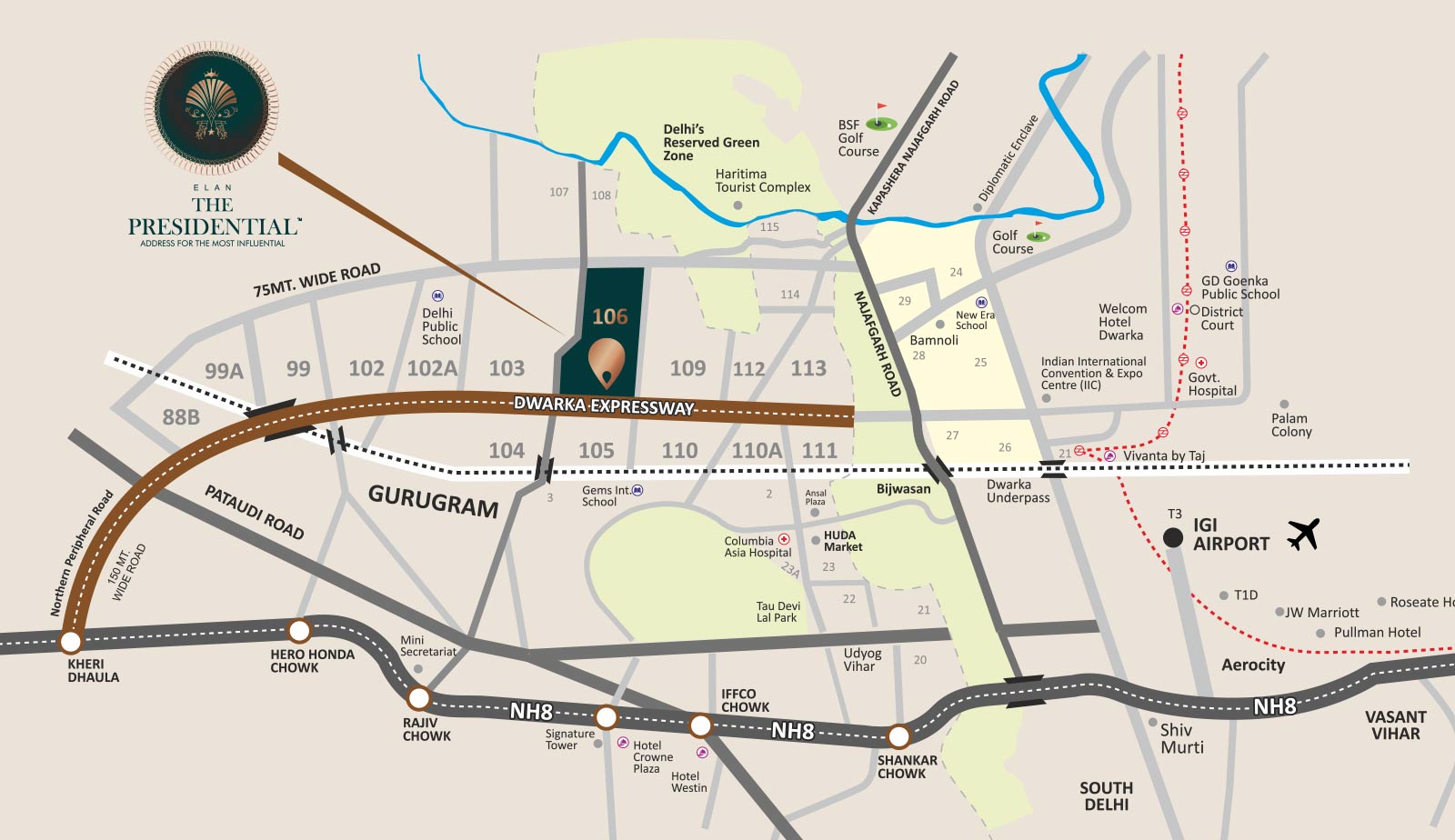 Birla Navya Location Map